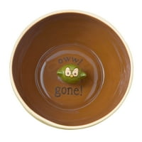 Grasslands Road 3-Pack Ceramic Midnight Owl Plate with Spreader 9-Inch